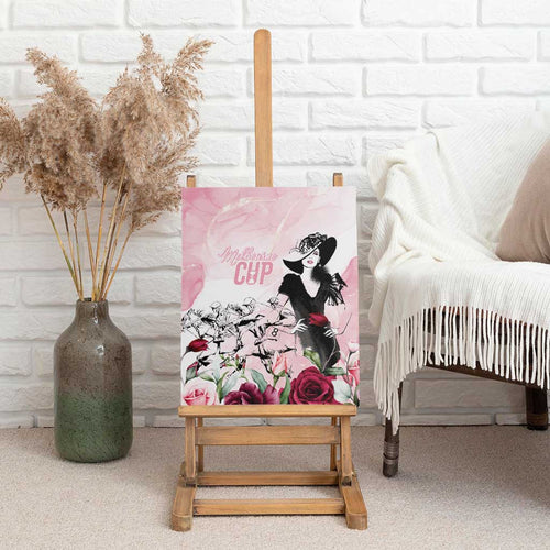 Melbourne Horse Racing Cup Pink Out Derby Canvas Wall Art - Aussie Hoodie