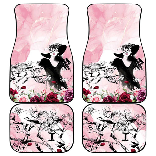 Melbourne Horse Racing Cup Pink Out Derby Car Mats - Aussie Hoodie