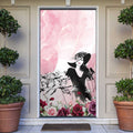 Melbourne Horse Racing Cup Pink Out Derby Door Cover - Aussie Hoodie