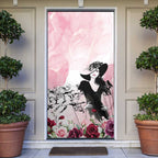 Melbourne Horse Racing Cup Pink Out Derby Door Cover - Aussie Hoodie