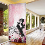 Melbourne Horse Racing Cup Pink Out Derby Door Cover - Aussie Hoodie