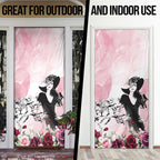 Melbourne Horse Racing Cup Pink Out Derby Door Cover - Aussie Hoodie