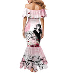 Melbourne Horse Racing Cup Pink Out Derby Family Matching Mermaid Dress and Hawaiian Shirt - Aussie Hoodie