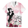 Melbourne Horse Racing Cup Pink Out Derby Family Matching Off Shoulder Maxi Dress and Hawaiian Shirt - Aussie Hoodie