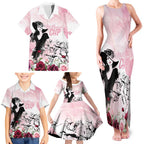 Melbourne Horse Racing Cup Pink Out Derby Family Matching Tank Maxi Dress and Hawaiian Shirt - Aussie Hoodie