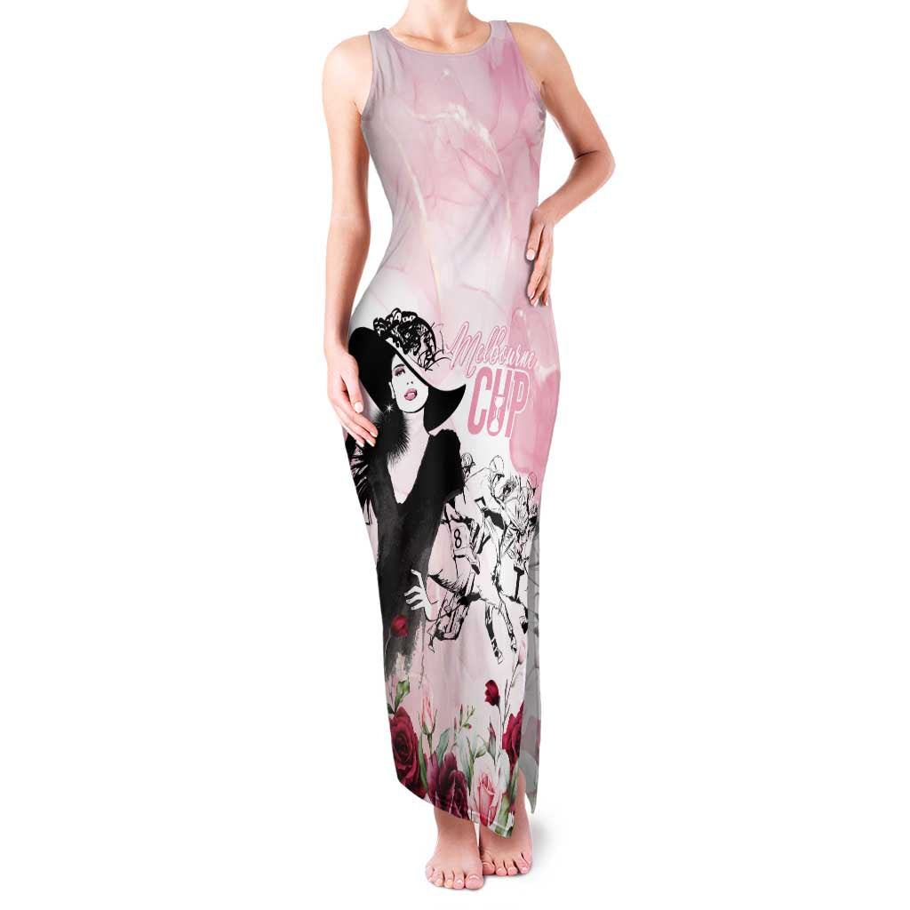 Melbourne Horse Racing Cup Pink Out Derby Family Matching Tank Maxi Dress and Hawaiian Shirt - Aussie Hoodie