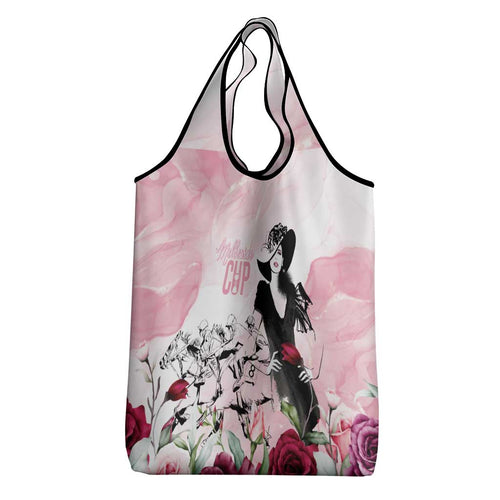 Melbourne Horse Racing Cup Pink Out Derby Grocery Bag - Aussie Hoodie