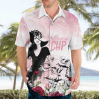 Melbourne Horse Racing Cup Pink Out Derby Hawaiian Shirt - Aussie Hoodie