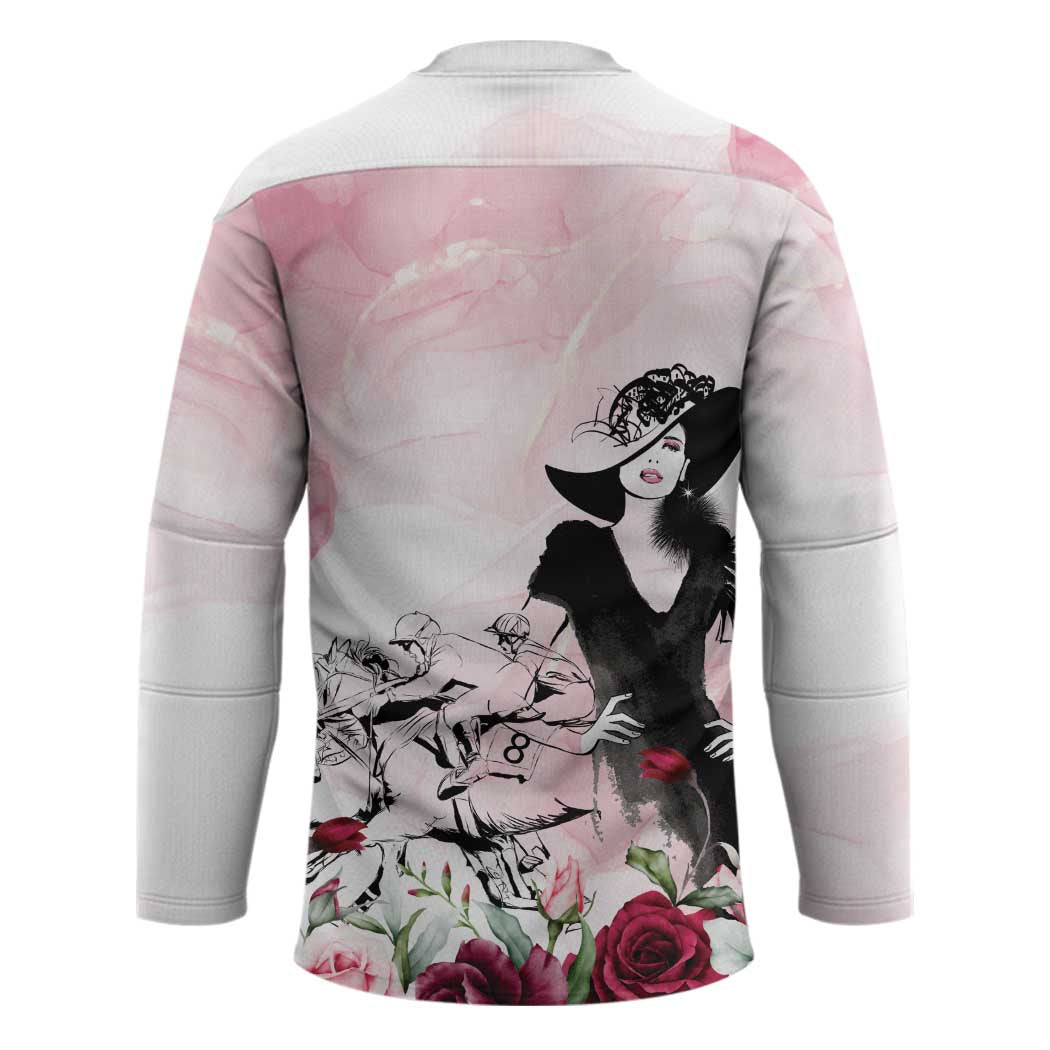 Melbourne Horse Racing Cup Pink Out Derby Hockey Jersey - Aussie Hoodie