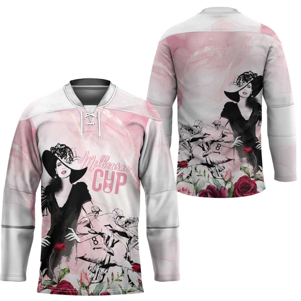 Melbourne Horse Racing Cup Pink Out Derby Hockey Jersey - Aussie Hoodie