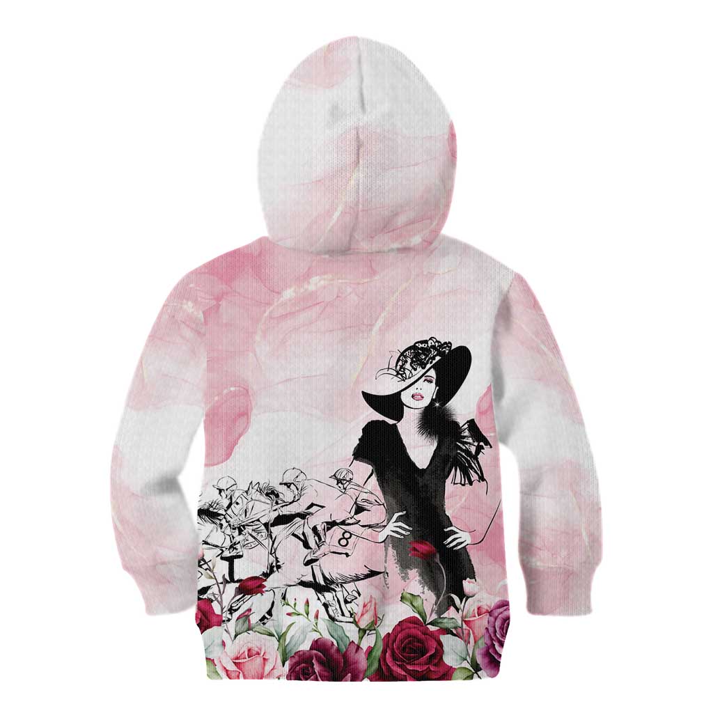 Melbourne Horse Racing Cup Pink Out Derby Kid Hoodie - Aussie Hoodie