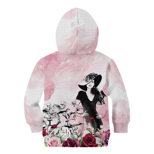 Melbourne Horse Racing Cup Pink Out Derby Kid Hoodie - Aussie Hoodie