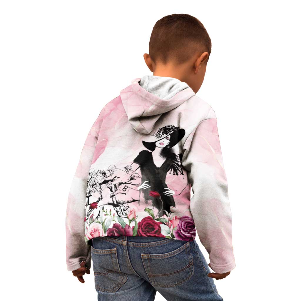 Melbourne Horse Racing Cup Pink Out Derby Kid Hoodie - Aussie Hoodie