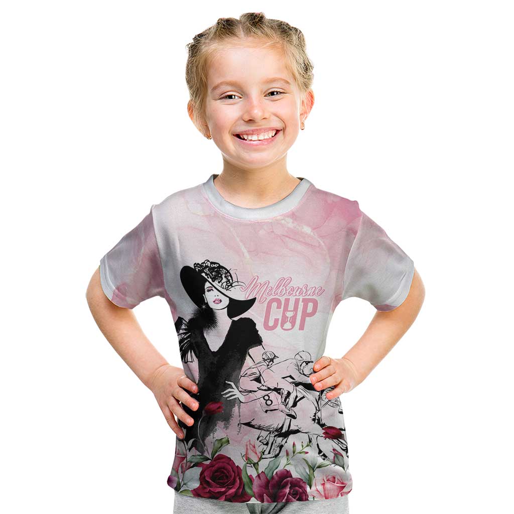 Melbourne Horse Racing Cup Pink Out Derby Kid T Shirt - Aussie Hoodie