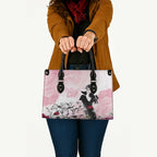 Melbourne Horse Racing Cup Pink Out Derby Leather Bag - Aussie Hoodie