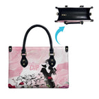 Melbourne Horse Racing Cup Pink Out Derby Leather Bag - Aussie Hoodie