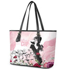 Melbourne Horse Racing Cup Pink Out Derby Leather Tote Bag - Aussie Hoodie