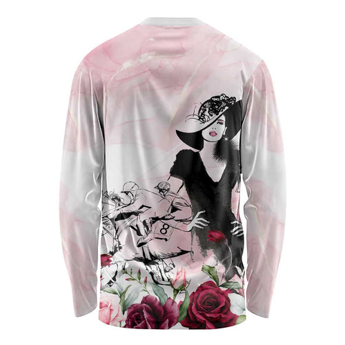 Melbourne Horse Racing Cup Pink Out Derby Long Sleeve Shirt - Aussie Hoodie