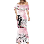 Melbourne Horse Racing Cup Pink Out Derby Mermaid Dress - Aussie Hoodie