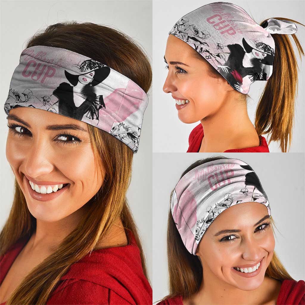 Melbourne Horse Racing Cup Pink Out Derby Neck Gaiter - Aussie Hoodie