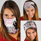 Melbourne Horse Racing Cup Pink Out Derby Neck Gaiter - Aussie Hoodie