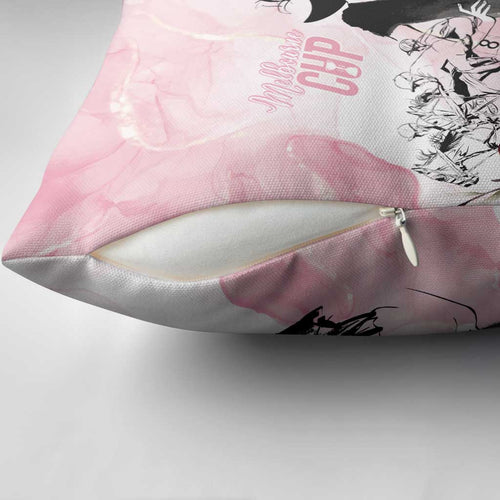 Melbourne Horse Racing Cup Pink Out Derby Pillow Cover - Aussie Hoodie