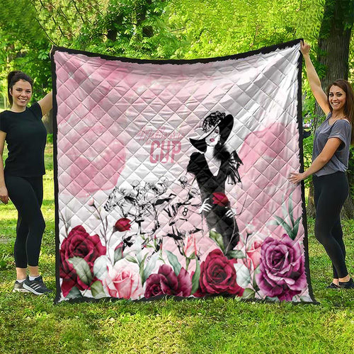 Melbourne Horse Racing Cup Pink Out Derby Quilt - Aussie Hoodie