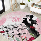 Melbourne Horse Racing Cup Pink Out Derby Round Carpet - Aussie Hoodie