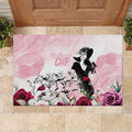Melbourne Horse Racing Cup Pink Out Derby Rubber Doormat - Aussie Hoodie