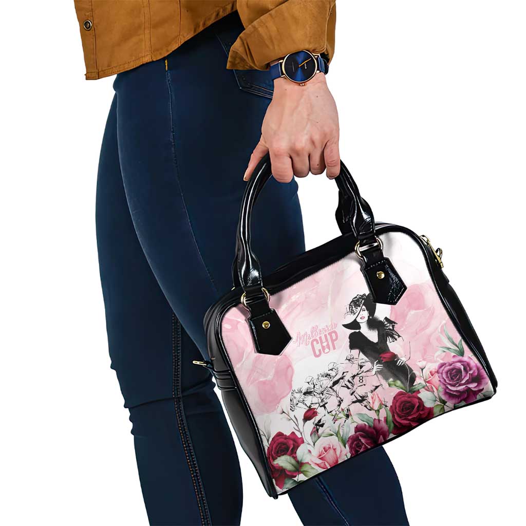 Melbourne Horse Racing Cup Pink Out Derby Shoulder Handbag - Aussie Hoodie