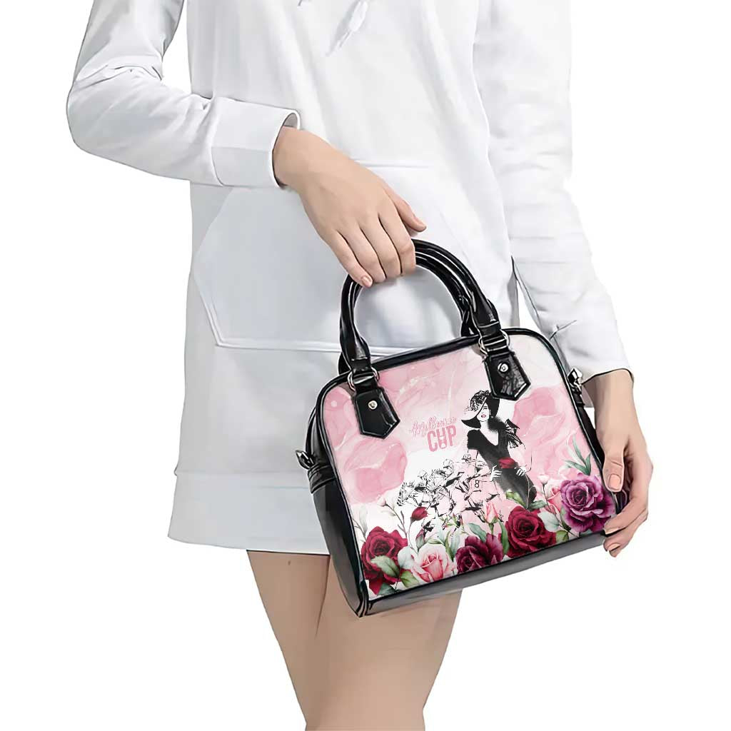 Melbourne Horse Racing Cup Pink Out Derby Shoulder Handbag - Aussie Hoodie
