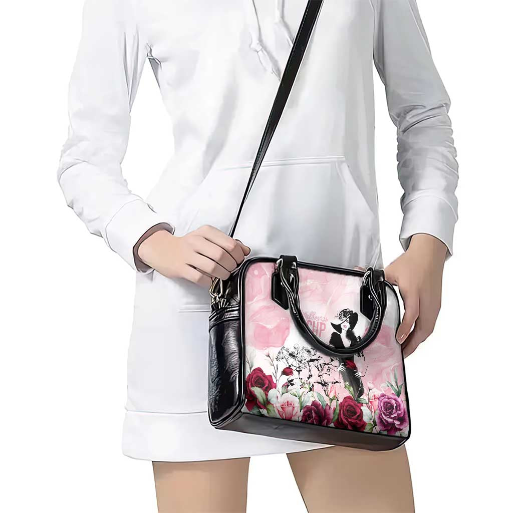 Melbourne Horse Racing Cup Pink Out Derby Shoulder Handbag - Aussie Hoodie