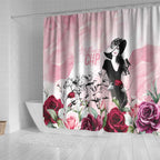 Melbourne Horse Racing Cup Pink Out Derby Shower Curtain - Aussie Hoodie