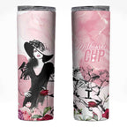 Melbourne Horse Racing Cup Pink Out Derby Skinny Tumbler - Aussie Hoodie