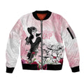 Melbourne Horse Racing Cup Pink Out Derby Sleeve Zip Bomber Jacket - Aussie Hoodie