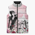 Melbourne Horse Racing Cup Pink Out Derby Sleeveless Puffer Jacket - Aussie Hoodie