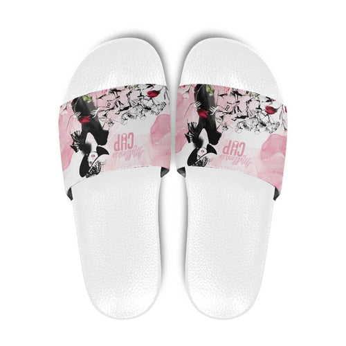 Melbourne Horse Racing Cup Pink Out Derby Slide Sandals - Aussie Hoodie