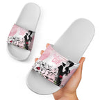 Melbourne Horse Racing Cup Pink Out Derby Slide Sandals - Aussie Hoodie