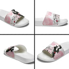 Melbourne Horse Racing Cup Pink Out Derby Slide Sandals - Aussie Hoodie