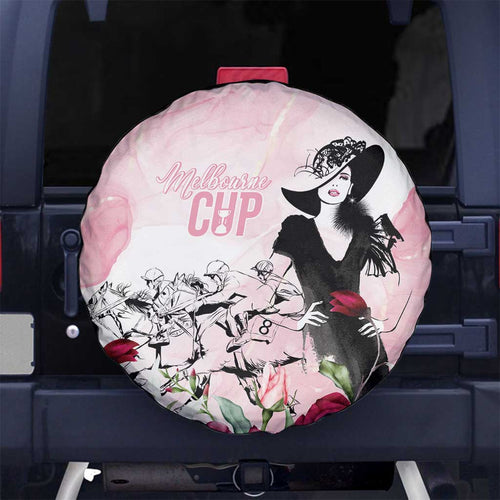 Melbourne Horse Racing Cup Pink Out Derby Spare Tire Cover - Aussie Hoodie