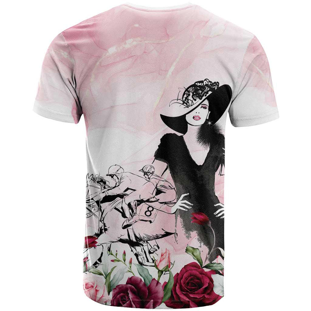 Melbourne Horse Racing Cup Pink Out Derby T Shirt - Aussie Hoodie