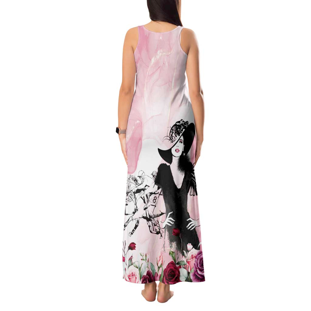 Melbourne Horse Racing Cup Pink Out Derby Tank Maxi Dress - Aussie Hoodie