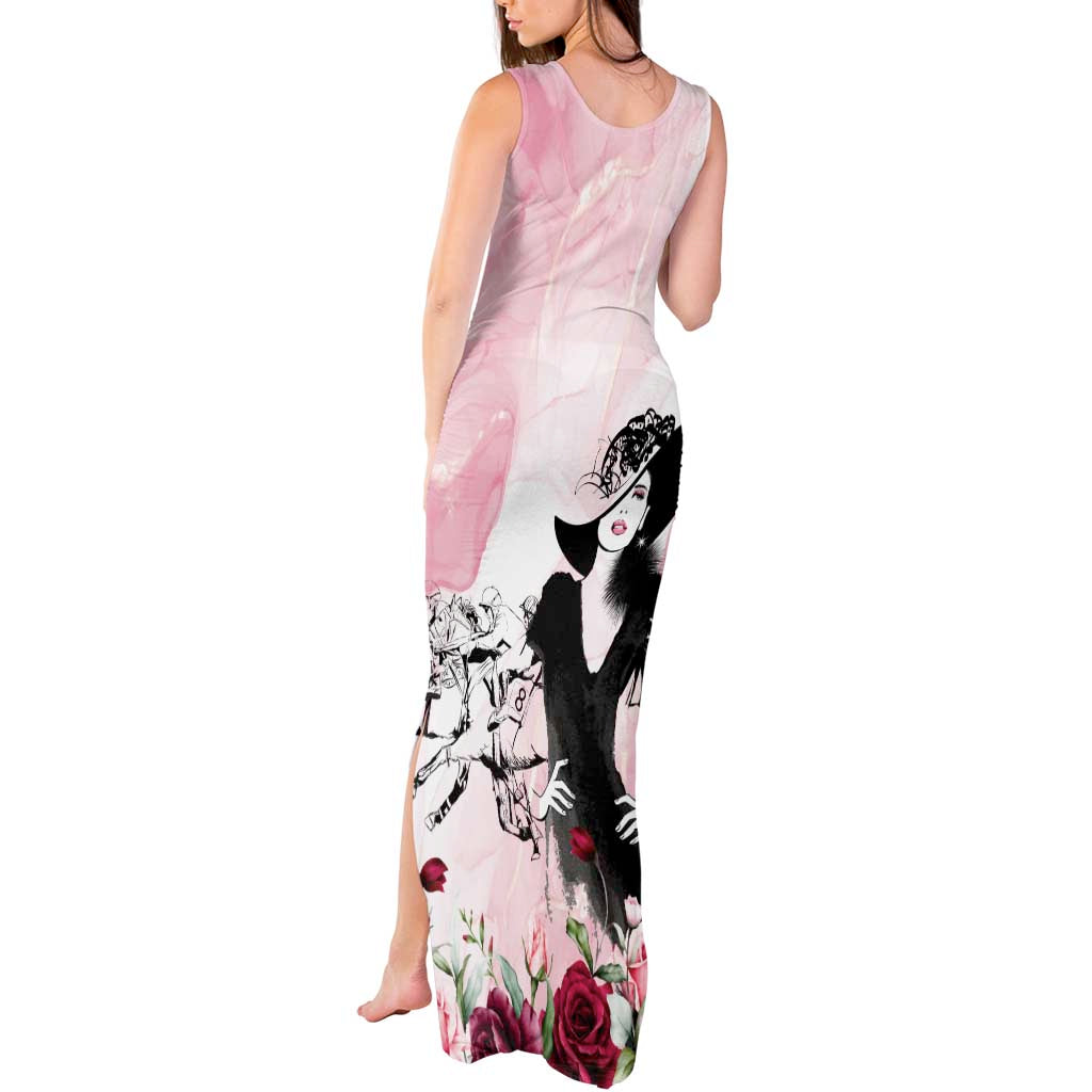 Melbourne Horse Racing Cup Pink Out Derby Tank Maxi Dress - Aussie Hoodie