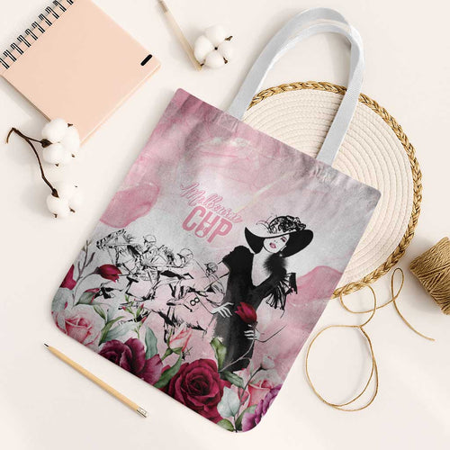 Melbourne Horse Racing Cup Pink Out Derby Tote Bag - Aussie Hoodie