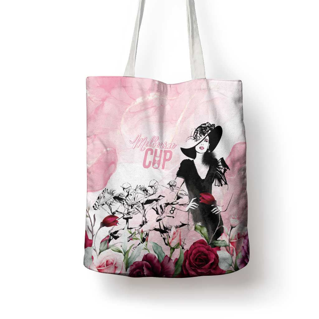 Melbourne Horse Racing Cup Pink Out Derby Tote Bag - Aussie Hoodie