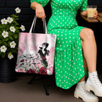 Melbourne Horse Racing Cup Pink Out Derby Tote Bag - Aussie Hoodie