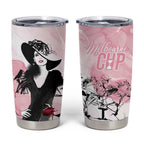 Melbourne Horse Racing Cup Pink Out Derby Tumbler Cup - Aussie Hoodie