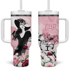 Melbourne Horse Racing Cup Pink Out Derby Tumbler With Handle - Aussie Hoodie