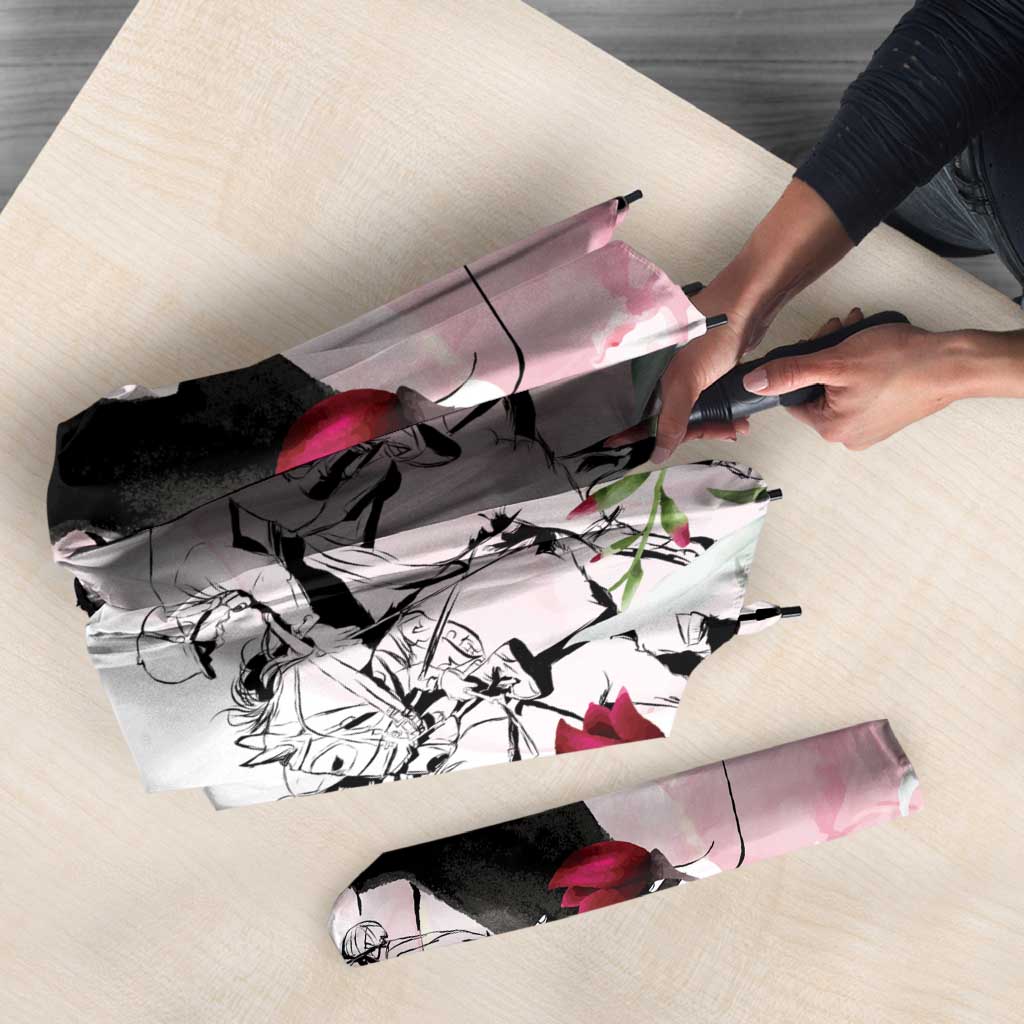 Melbourne Horse Racing Cup Pink Out Derby Umbrella - Aussie Hoodie