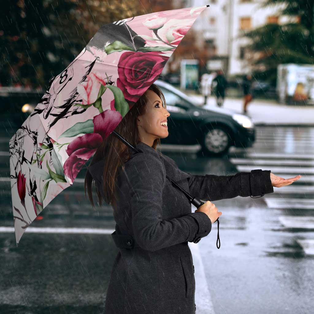 Melbourne Horse Racing Cup Pink Out Derby Umbrella - Aussie Hoodie